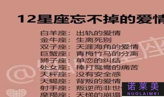 哪个星座男因性而爱