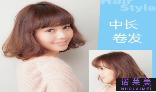 中长发梨花头图片（清新可爱的发型选择）