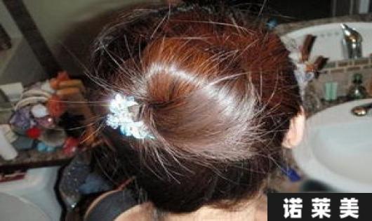 发簪盘发图解（简单步骤）